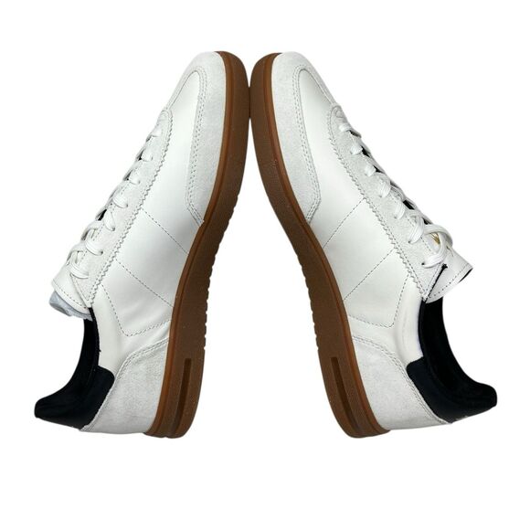 Polo Ralph Lauren Sneakers Mens 10.5 White Suede Bedford‎ Blue Pony Logo Preppy main image 10